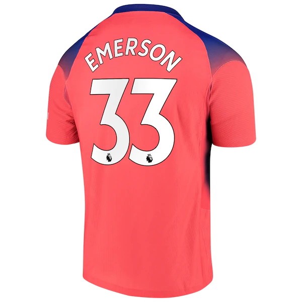 Camiseta Chelsea NO.33 Emerson 3ª 2020-2021 Naranja
